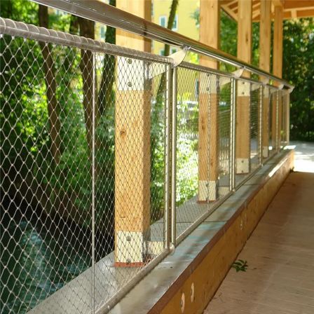 Ye Sheng Bird Language Forest Stainless Steel Woven Rope Net Kindergarten Safety Fall Prevention Net Staircase Handrail Protection Net