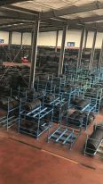 The turnover iron basket, heavy-duty folding rack, and stacking rack are made of high-quality steel with complete specifications and are customized by the manufacturer