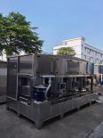 Factory produced pneumatic mixed rotation spray paint cabinet, cyclone tower spray paint workshop, washing, dust removal, and waste gas treatment, on-site installation