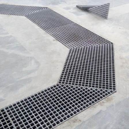 Glass fiber reinforced plastic trench cover plate, trench drainage grate, car wash room drainage grating, Jiahang glass fiber reinforced plastic grating