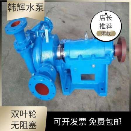 Han Hui Double Shell Slurry Pump 65ZJE - Ⅱ Plate and Frame Filter Press Feeding Equipment Anti wear Mud Pump Double Impeller