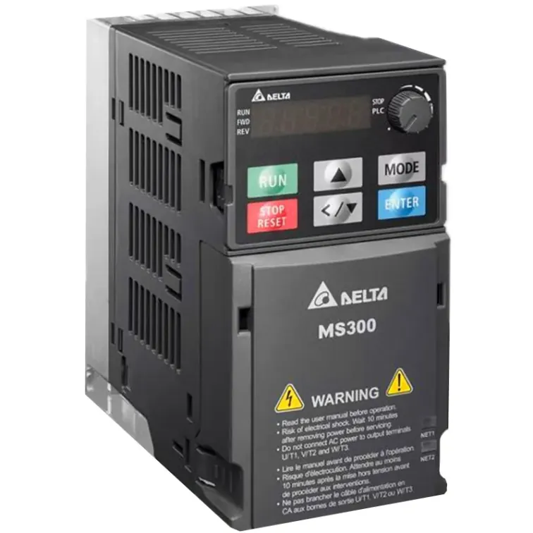 Delta inverter MS300 series single-phase 220V 0.751.5 2.2 3.7 5.5 7.5KW three-phase 380V