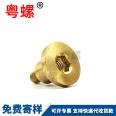 Shoulder bolt, hexagonal head cross hole screw, stainless steel brass hollow bolt M4 M5