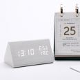 Chimete rectangular LED temperature and humidity alarm clock, temperature and humidity display, three sets of alarm clocks YC-9052