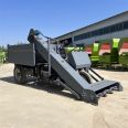 Ground scraping machine with gear, automatic manure removal truck for cattle and sheep sheds, provincial manual cattle farm manure removal truck