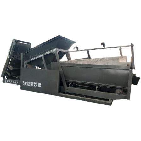 Longheng mobile drum screen produces 200 tons of vibrating screen with high sand separation rate, low energy consumption, and large output