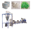 Dehumidification, Drying, and Granulation of PET Bottle Tablets Cleaning and Recycling Production Line for Mineral Water Bottles