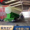 Low density 50 cubic meter bulk cement tank truck, 6-bin flour tank transport semi-trailer