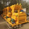 Mining JS forced mixer dual horizontal shaft cement sand and gravel mixing equipment Ruiding Machinery