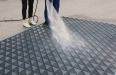 Three in one floor mat, plastic dust removal, waterproof hollow joint, anti slip door mat, step pad