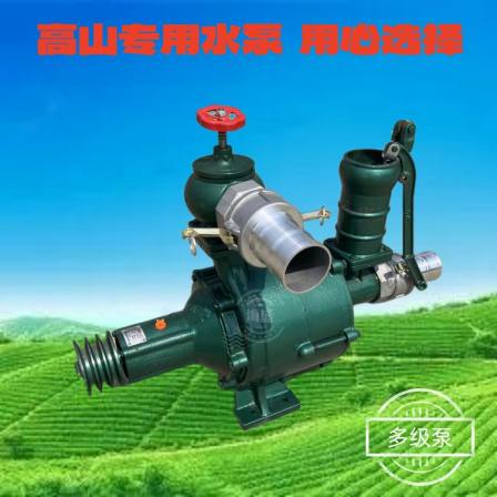 Agricultural irrigation trailer water pump, 6-inch self priming sewage pump, urban and rural drainage, 18 horsepower pump