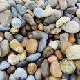 Park villa landscaping, polishing, river pebbles, manual selection, polishing, high-quality pebbles, garden and wetland decoration