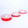 The manufacturer provides red film white EVA foam double-sided adhesive tape for automobiles, with PE high viscosity shock absorption foam double-sided adhesive tape