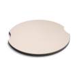 Yueying big angle missing round pizza stone pizza dish Cordierite clay high temperature resistant plate