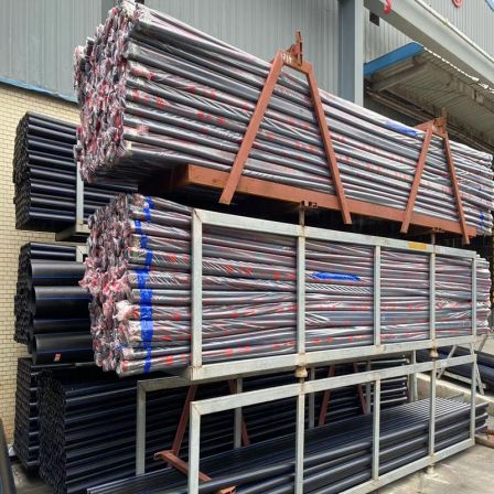 New material PE water supply pipe high-density polyethylene steel wire mesh skeleton composite pipe excavation solid wall drainage pipe