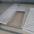 Duck manure leakage board, duck manure leakage net bed, manufacturer produces white chicken manure board for easy installation