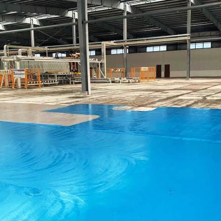 Hello building materials, epoxy floor coating, shopping mall floor wear-resistant self-leveling floor paint, putty application construction
