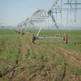 Remote irrigation equipment for farmland - Pointer type sprinkler machine - Horizontal self moving clockwise center support shaft end spray gun