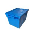 Shuangshuo Intelligent Cover Blue PP Plastic Turnover Box Thickened Oblique Insert Box Customizable and Machinable
