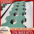 Colored cement concrete nine hole brick outdoor park parking lot lawn brick