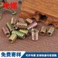 Inner and outer teeth nuts, hexagonal furniture screws, nuts accessories, solid wood connection screws, nuts, straight embedded