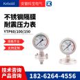 Precision pressure gauge 0.4 level 40MPa YB-150B pneumatic water pressure high-precision detection calibration table