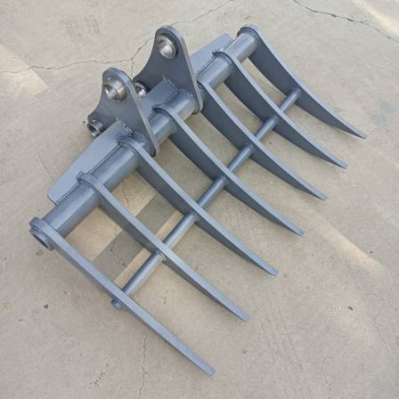 Customized scarifier for digging herbs, steel wire grass harrow, hydraulic single hook and single tooth ripper