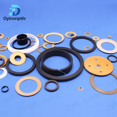 Dechuang cylinder piston sealing ring PTFE cup air seal PTFE oil free air compressor sealing ring