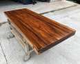 Pear wood tea table, Okan solid wood large board, mahogany tea table, owner's table