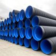 HDPE double wall corrugated pipe DN300 SN4 SN8 PE winding structure corrugated pipe