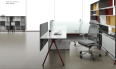 Employee partition modern minimalist office furniture computer desk commercial office desk desk chair combination