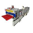 Color Steel Tile Pressing Machine Fully Automatic and Fast 800 Imitation Resin Glass Tile Pressing Equipment Factory