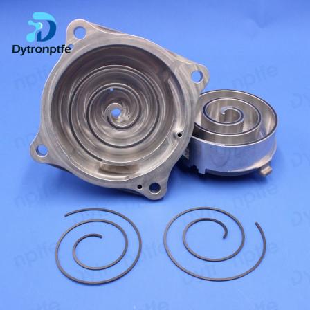 Dechuang ptfe automotive compressor vortex plate sealing strip PTFE dynamic and static plate sealing air pump sealing parts