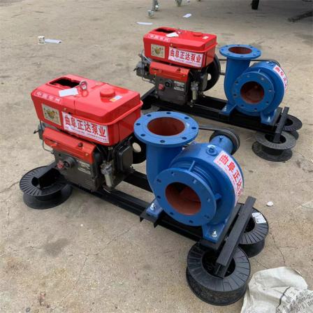 Large diesel unit pump truck, large flow agricultural water pump, mobile drainage and irrigation centrifugal pump, drainage and drainage pump