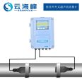 The TDS-100 ultrasonic flowmeter outside the Yunhai Peak is used for air conditioning water metering without the need for pipe interruption and stable detection