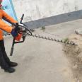 Handheld slope drilling machine for inclined drilling, 6-meter Xinnong X57N alloy drill rod easy to rotate into holes