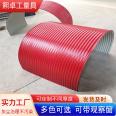 Arched color steel dustproof tile B2000 conveyor protective cover belt conveyor color steel tile coal mine conveyor rainproof cover