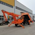 Small digging and lifting wood grabbing machine, unlike the supply of wheel type wood grabbing tools for car grabbing