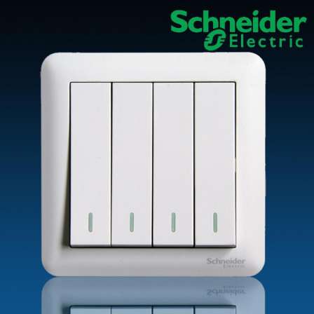 Schneider four way dual control switch socket smooth switch four position rocker type dual control switch