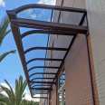 Hongyun R-86 aluminum alloy canopy outdoor rainproof canopy balcony sunshade can be customized