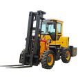 4WD off-road forklift integrated four-wheel lifting diesel forklift warehouse Cart 3t 5t off-road forklift