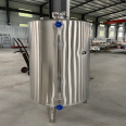 304 stainless steel sealed tank, 1000 kg food oil storage tank, peanut and soybean oil drum, small oil loading equipment