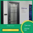 Easy to install frameless glass swing doors and windows on the right side of the door. Manufacturer: