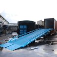 Weilin Qinli Mobile Unloading Platform 10 ton Boarding Bridge Customized Manual Hydraulic Loading and Unloading Platform