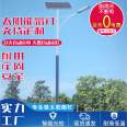 Customized 8-meter solar street lamp lithium low voltage system, safe to use, maintenance free, all inclusive