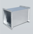 Stainless steel angle iron flange butt joint corrosion-resistant welded rectangular air duct for environmental dust removal system