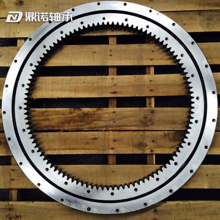Inner toothed rotary table bearing, non elevation precision, thin-walled light rotary bearing, four point contact ball rotary bearing