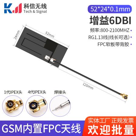 GSM/2G/3G/LTE/4G/GPRS/NB IoT module with built-in FPC antenna in full frequency band, high gain IPEX