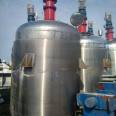 Used reaction kettle for spot sale with 10 cubic meters of enamel and anchor stirring support for customized Keno