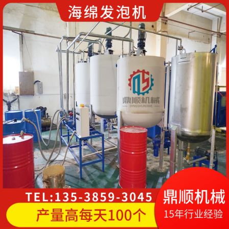 Dingshun Small Foam Machine Sponge Production Equipment Mattress Sofa Factory Use Semi-automatic Box DSFP-02